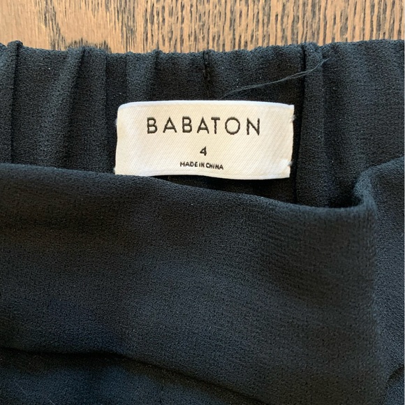 Babaton pleated pull on dress pants. Inseam 24”. From Aritzia - Picture 1 of 3